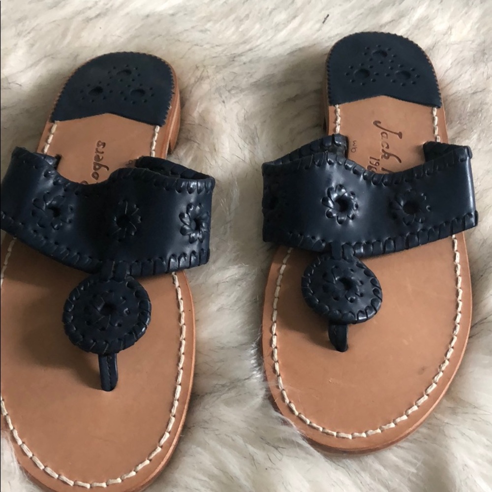 NEVER WORN NAVY JACK ROGERS